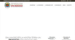 Desktop Screenshot of consorziopomodorosanmarzanodop.it